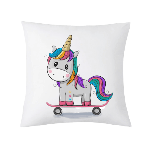 Emoji Unicorn Pillow